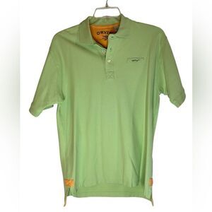 Orvis Men's Signature Performance Polo Lime Green Shirt M